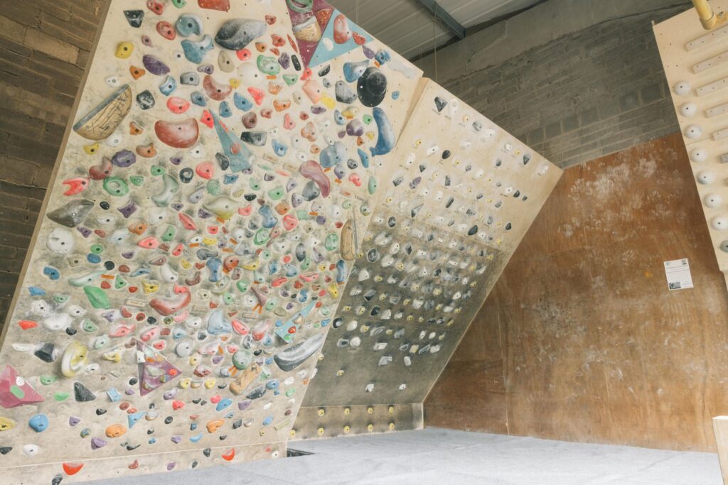 MoonBoard training wall in the training room at Dublin Climbing Centre